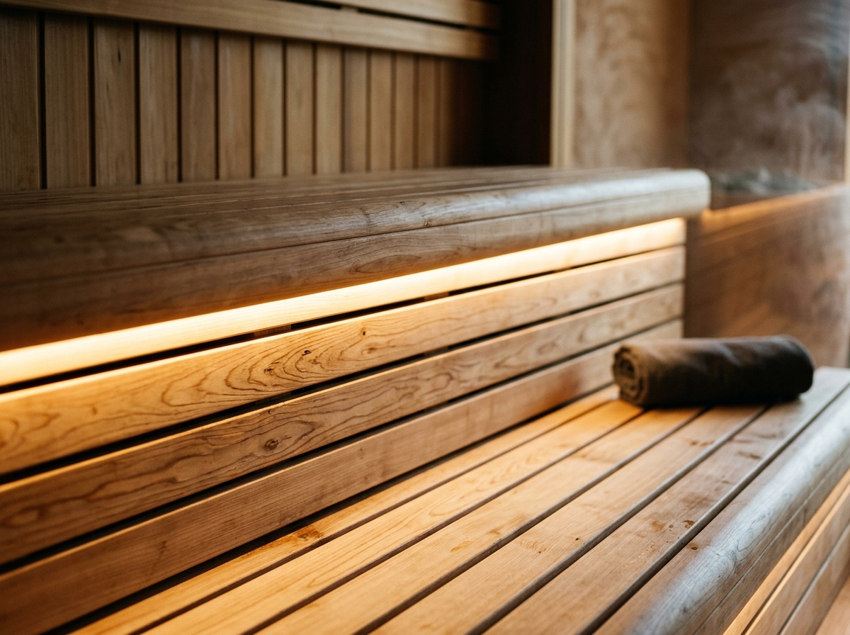 The Art of the Modern Backyard Sauna featuring SaunaLife architectural timber